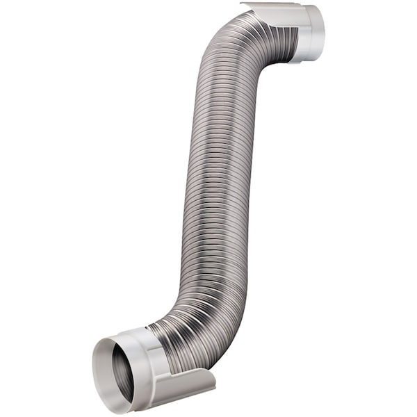 Easy-Connecting Semi-Rigid 8 ft. Dryer Vent Hookup Kit